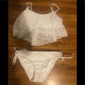 White lace bathingsuit